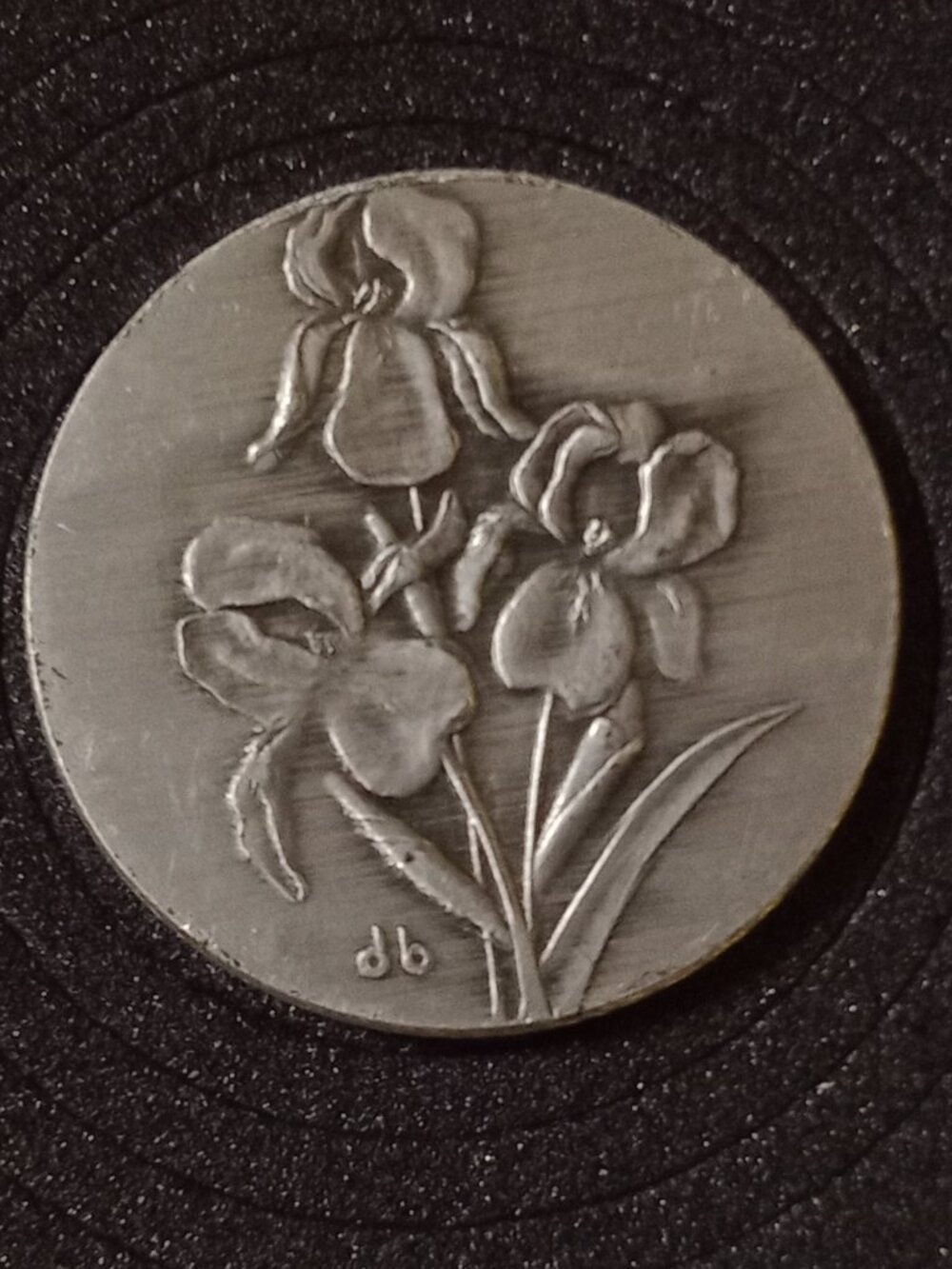 Pewter Floral Magnet